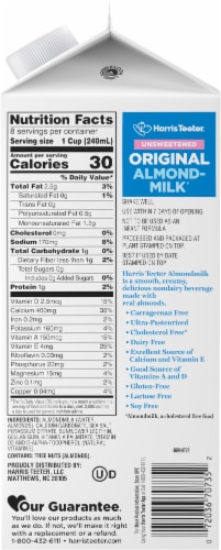 Harris Teeter™ Original Unsweetened Almondmilk Perspective: right