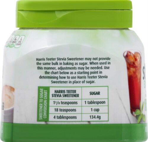 Harris Teeter™ Stevia Extract Zero Calorie Granular Sweetener Perspective: right