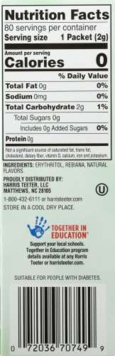 Harris Teeter™ Stevia Extract Zero Calorie Granular Sweetener Perspective: right