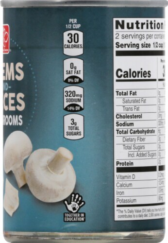 Harris Teeter™ Stems and Pieces Mushrooms Perspective: right