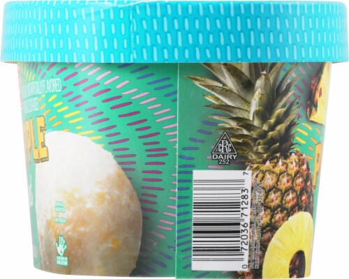 Harris Teeter Pineapple Sherbet Perspective: right