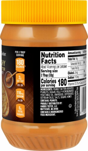 Harris Teeter™ Crunchy Honey Roasted Peanut Butter Perspective: right