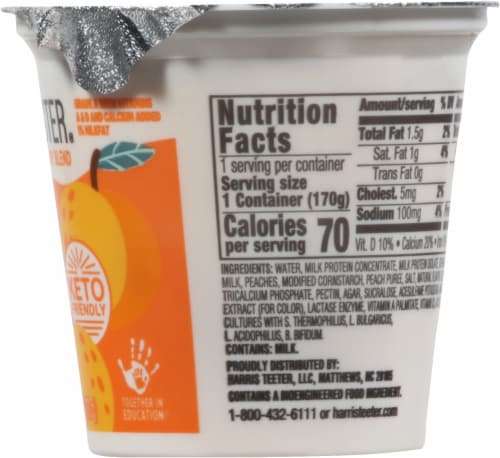 Harris Teeter™ Carbmaster® Peach Lactose Free Yogurt