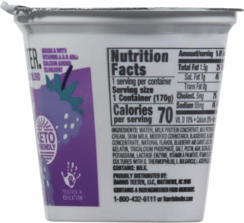 Harris Teeter™ Carbmaster® Blackberry Lactose Free Yogurt Perspective: right