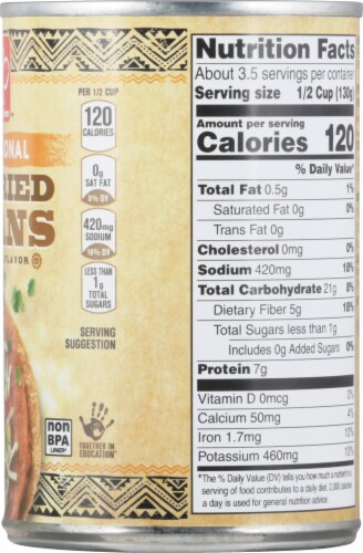 Harris Teeter™ Traditional Refried Beans Perspective: right