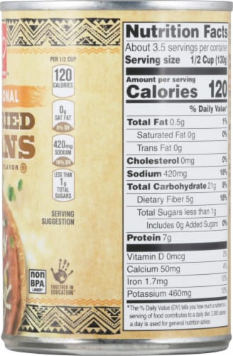 Harris Teeter™ Traditional Refried Beans Perspective: right
