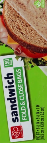 Harris Teeter™ Fold & Close Sandwich Bags Perspective: right