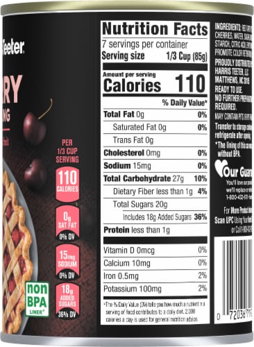 Harris Teeter® Cherry Pie Filling Perspective: right
