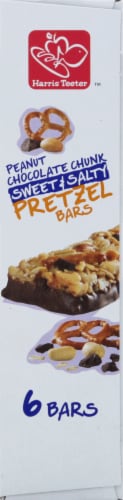 Harris Teeter™ Sweet & Salty Peanut Chocolate Chunk Pretzel Bars Perspective: right