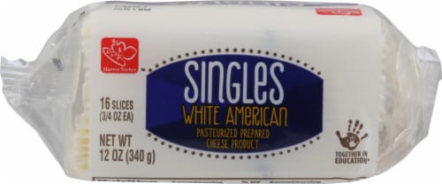 Harris Teeter™ White American Singles Cheese Perspective: right