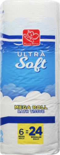 Harris Teeter™ Ultra Soft Two Ply Mega Roll Bath Tissue Perspective: right