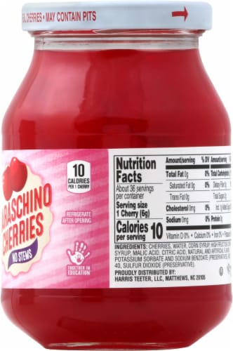 Harris Teeter™ Stem Free Maraschino Cherries Perspective: right