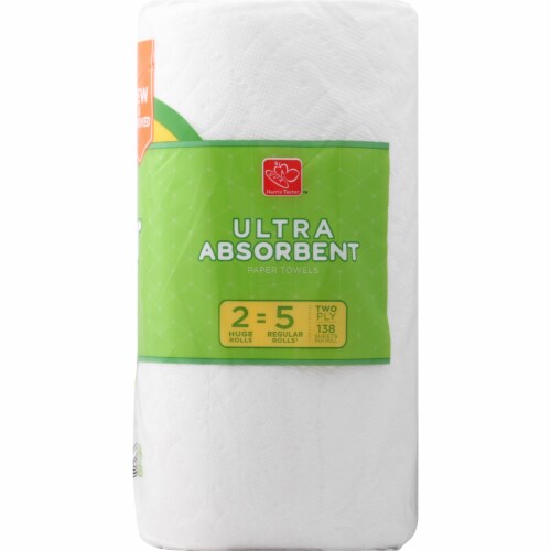 HT Tradersâ„¢ Ultra Absorbent Two-Ply Multi-Size Sheets Paper Towels Perspective: right