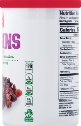 Harris Teeter™ Raisins Perspective: right