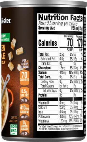 Harris Teeter™ Reduced Sodium Chicken Noodle Condensed Soup Perspective: right
