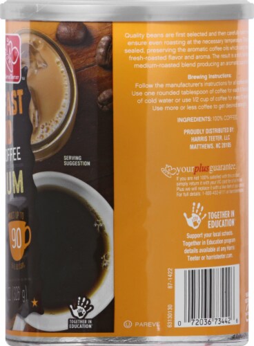 Harris Teeter Breakfast Blend Medium Roast Ground Coffee Perspective: right