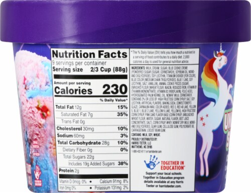 Harris Teeter™ Parlor Creations Unicorn Swirl Ice Cream Perspective: right