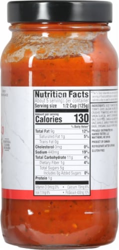 HT Traders™ Hot & Spicy Fra Diavolo Pasta Sauce Perspective: right