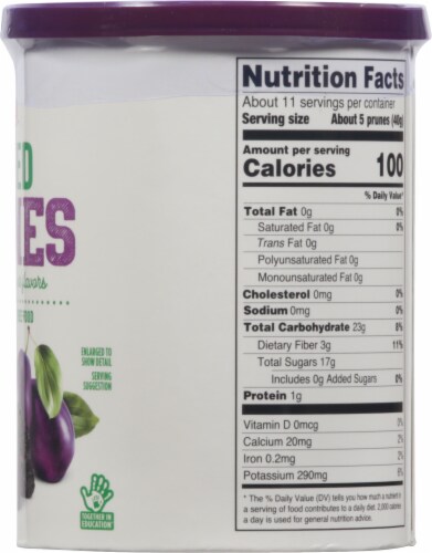 Harris Teeter Pitted Prune - Dried Fruit Perspective: right
