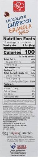 Harris Teeter Chocolate Chip Chewy Granola Bars Perspective: right