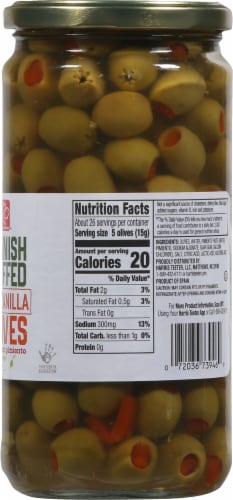 Harris Teeter™ Spanish Stuffed Manzanilla Olives Perspective: right