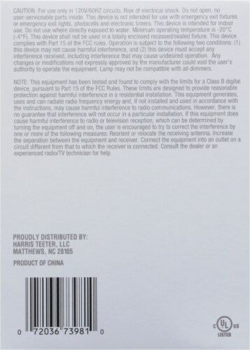 Harris Teeter™ LED 64w Dimmable Light Bulb Perspective: right