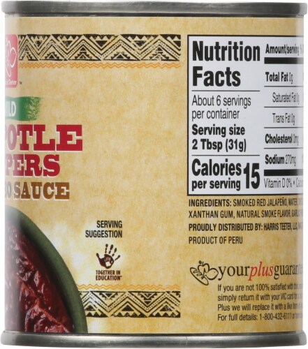 Harris Teeter™  Mild Chipotle Peppers in Adobo Sauce Perspective: right