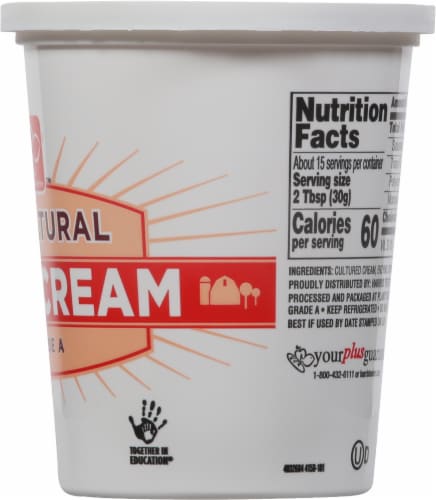 Harris Teeter™ All Natural Sour Cream Grade A Perspective: right