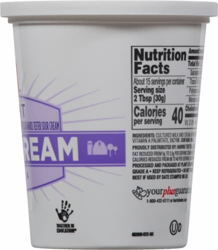 Harris Teeter™ Light Sour Cream Grade A Perspective: right