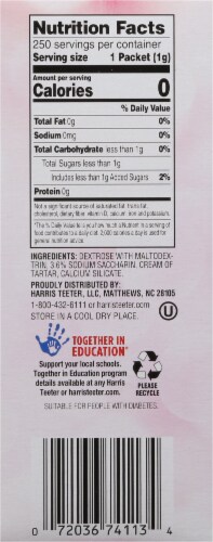 Harris Teeter™ Saccharin Sweetner Perspective: right