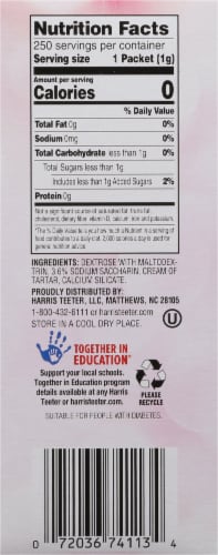 Harris Teeter™ Saccharin Sweetner Perspective: right