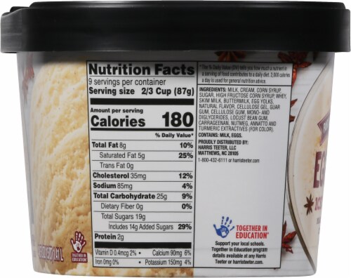 Harris Teeter™ Parlor Creations Egg Nog Ice Cream Perspective: right