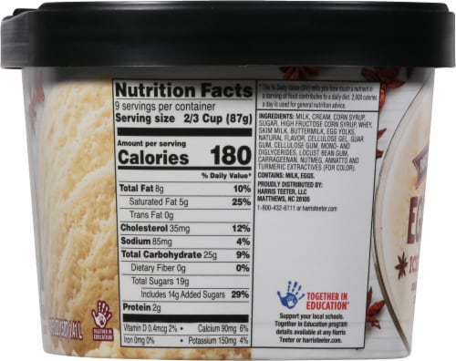 Harris Teeter™ Parlor Creations Egg Nog Ice Cream Perspective: right