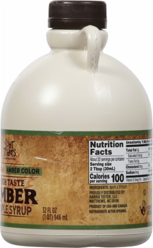 HT Traders Grade A Amber Maple Syrup Perspective: right