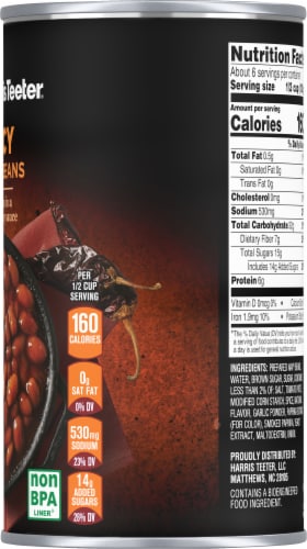 Harris Teeter® Spicy Baked Beans Can Perspective: right