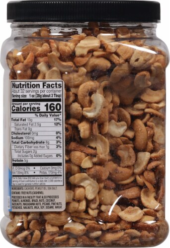 Harris Teeter™ Roasted Cashew Halves & Pieces Perspective: right