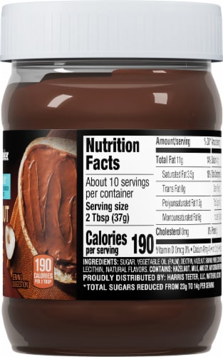 Harris Teeter® 30% Less Sugar Hazelnut Spread Perspective: right