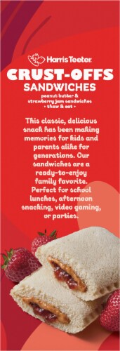 Harris Teeter® Crust-Offs Peanut Butter & Strawberry Jam Sandwiches Perspective: right