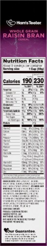 Harris Teeter® Whole Grain Raisin Bran Cereal Perspective: right