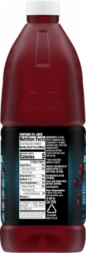 Harris Teeter® Zero Sugar Cranberry Cocktail Juice Perspective: right