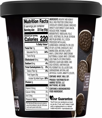 Harris Teeter® Cookies & Cream Premium Ice Cream Perspective: right