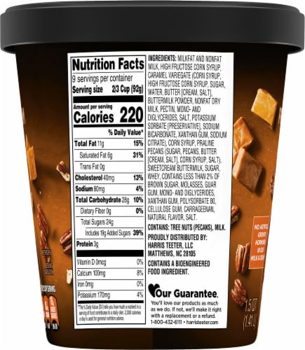Harris Teeter® Premium Ice Cream Praline Cream Perspective: right