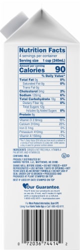 Harris Teeter® Fat Free Skim Milk Perspective: right