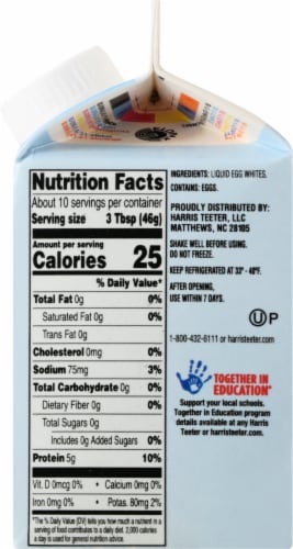 Harris Teeter Liquid Egg Whites Perspective: right