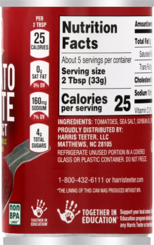 Harris Teeter™ Tomato Paste Perspective: right
