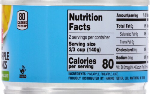 Harris Teeter Canned Pineapple Chunks Perspective: right