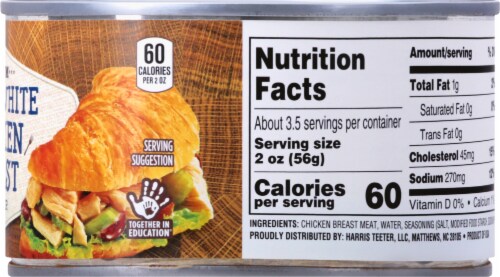 Harris Teeter™ Canned White Meat Chicken Perspective: right