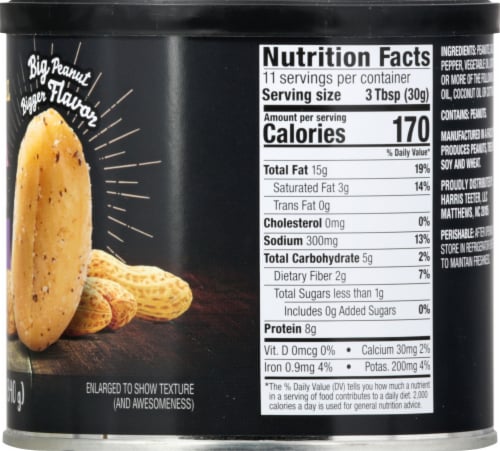 Harris Teeter™ Salt and Pepper Virginia Peanuts Perspective: right