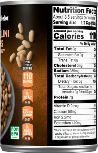 Harris Teeter® Cannellini White Kidney Beans Perspective: right