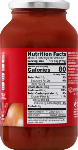 Harris Teeter Traditional Pasta Sauce Perspective: right
